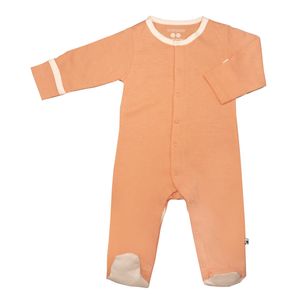 Bebé de manga larga de Babysoy patas pijamas - cama de una sola pieza orgánica