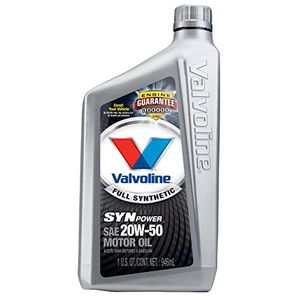 Valvoline 945C 20W50 aceite sintético para motor 1 botella de 1 cuarto de galón