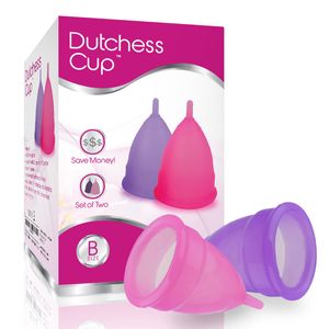 Dutchess Menstrual Cups Set De 2 Con Bolsa Gratis - No 1...