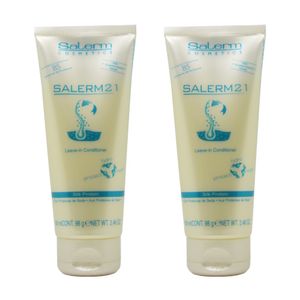 Salerm 21 B5 seda 2 pieza proteínas acondicionador Leave-in, oz 3,46