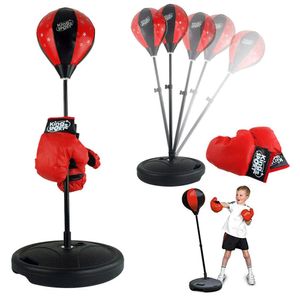 Liberty las importaciones Sport Boxeo Punching Bag con guantes Punching ball para niños 43"
