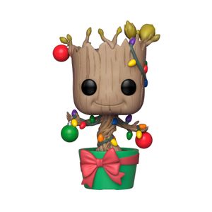 Funko Pop Marvel: Vacaciones, guardianes de la galaxia - figura de colección de Groot, Multicolor