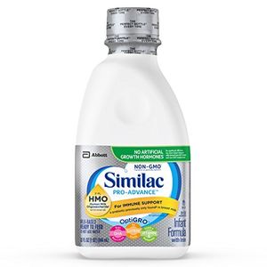 Fórmula para bebés proeza de similac listo de alimentar a un antiguo botellas 1 1
