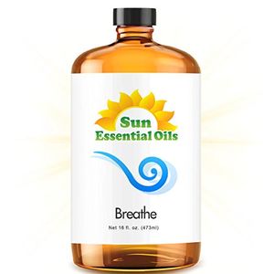 Breathe Blend - Mega 16 oz Mejor aceite esencial (hierbabuena, romero, limón - eucalipto)