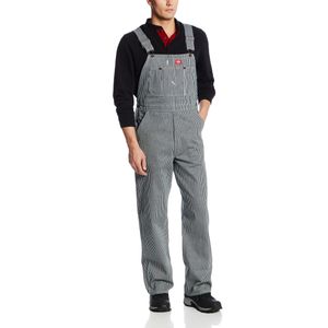 Babero Dickies Para Hombres, Hickory Stripe, 38x30