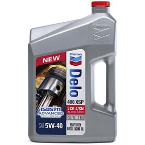 Aceite de motor sintético Delo 39146 400 XSP SAE 5W40 Jarra de 1 galón