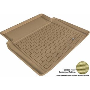 3D MAXpider Cargo Custom AllWater Fit Mat para ciertos modelos de MercedesBenz SClass Kagu Rubber Tan
