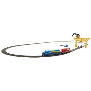 Potencia trenes Starter Set con Puerto Loader grúa de carga tren PLAY