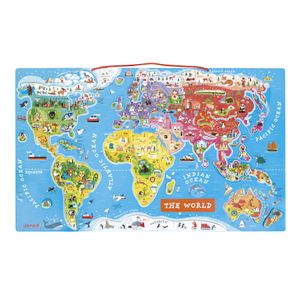 Magnetic World Puzzle Edición En Inglés