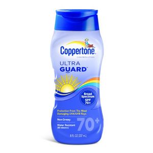 Coppertone Ultraguard Loción de protección solar SPF 70 8Ounce Bottles Pack de 2