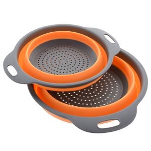 Cocina Maestro Colador / Colador De Silicona Plegable. In...