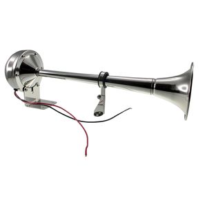 pactrade Marino Barco Auto Acero Inoxidable Trompeta Cuerno único conjunto completo 12 V