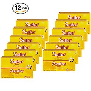 Jabón de azufre Grisi Bio con lanolina, 4.4 oz (paquete de 12)