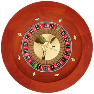 16" Deluxe Ruleta de madera con rastrillo