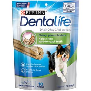 Purina dentalife cuidados bucales diarios para perros pequeños adultos adultos