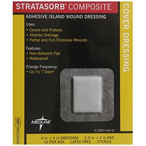 Medline aderezo stratasorb comp isla 10 cuenta