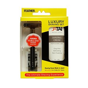 Juego de afeitado de lujo  popular  maquinilla de afeitar con jatai crema de afeitado