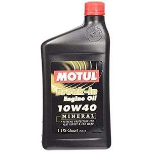Motul 2810QTA 10W40 Breakin Oil botella de 1 cuarto de galón