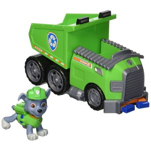 Paw Patrol – Rocky de reciclar Dump Truck Vehículo con figura de Rocky