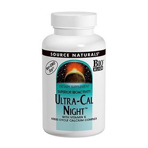 Fuente naturals ultra cal noche con vitamina k  60 pestañas