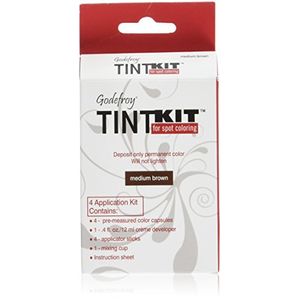 Kit de tinte para aplicaciones Godefroy 4, color marrón medio