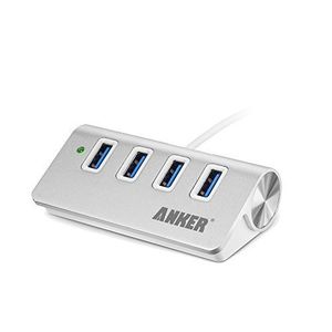 Anker 4 Puertos Usb 3.0 Hub De Datos Portátil De Aluminio...