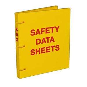 Unikeep fichas de datos de seguridad sds anillo aglutinante  10 capacidad 3 poly anillos  vacío