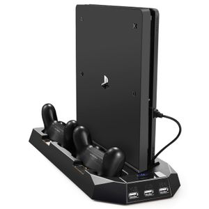Soporte Vertical Pecham Para Ps4 Slim / Ps4 Con Ventilado...