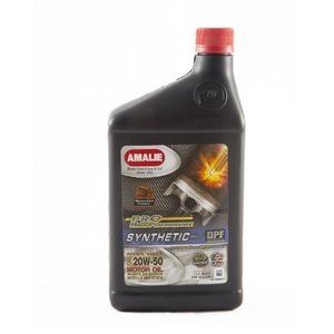 Amalie 7569656 20W50 Pro High Performance Synthetic Blend Motor Oil 1 botella de 1 cuarto de galón