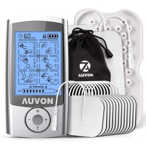 Estimulador Muscular De La Unidad Tens Recargable Auvon (...