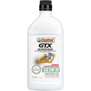 Castrol 6144 GTX ULTRACLEAN 5W30 Motor Oil 1 Quart 6 Pack