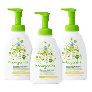 Babyganics Baby Shampoo + Body Wash, Manzanilla Verbena,...
