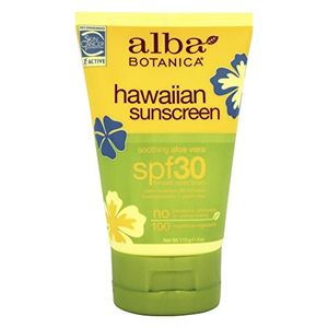 Alba aloe vera bloqueador solar spf 30 4 oz  2 por conjunto