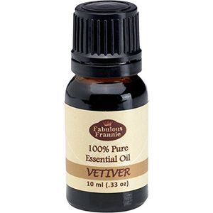 Aceite esencial de vetiver y de grado terapéutico 100% puro sin diluir 033 oz ¡ideal para aromaterapia