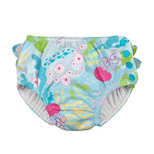 Juego el pañal absorbente reutilizable del traje de baño de Ruffle Snap