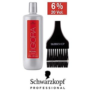 Schwarzkopf Igora Royal Oil Developer (con cepillo Sleek Tint) 33.8 oz / 1000ml (6% / 20 volúmenes)