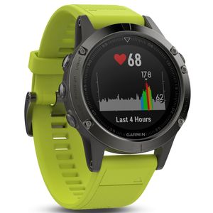 Garmin Fenix ¿¿5 - Gris Pizarra Con Banda Amarilla Amp