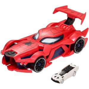 Hot Wheels Marvel Spider-Man - Lanzador de coche