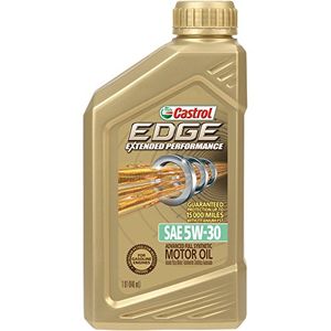 Castrol 06243 EDGE Extended Performance 5W30 Aceite de motor sintético completo avanzado 1 paquete de Quart 6