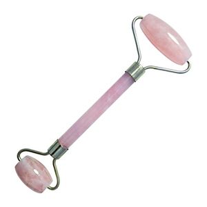 Rodillo facial del masaje del cuarzo color de rosa para el masaje facial AntiArrugador Beauty Skincare Tool