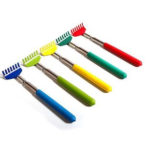Bhbuy 5 paquete telescópico rascador de espalda masajeador de retráctil rascador de espalda extensible herramientas color al azar