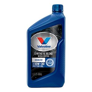 Valvoline 10W30 DuraBlend Synthetic Blend Motor Oil 1qt Caja de 6 VV2966PK