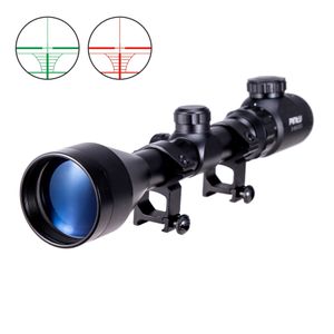 pinty 3 – 9 x 50E Rojo/verde mil-dot illuminated Optics Vista Alcance Fusil de caza alcance