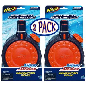 Nerf Super Soaker Dominación Agua Clip de carga, 2 unidades)