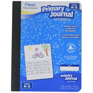 Mead MEA09956 paquete de 5 cuadernos tipo diario para niños de jardín de infantes hasta 2° grado