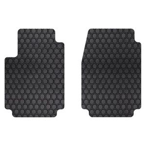 IntroTech HO666FRTB Hexomat Front Row 2 piezas Alfombrillas para auto de ajuste personalizado para ciertos modelos de sedán Civic de Honda Compuesto d