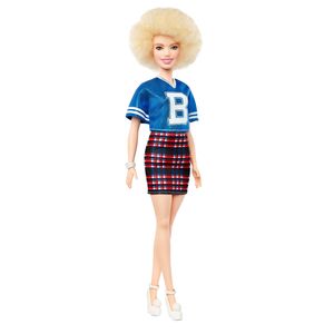 Barbie Varsity – plaiditude muñeca, multicolor