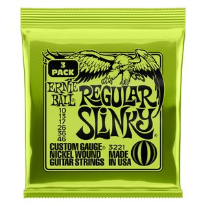Ernie Ball Regular Slinky Nickel Wound Sets, .010 - .046...