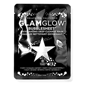 Glamglow mascarilla de limpieza profunda oxigenante bubblesheet 6 máscaras