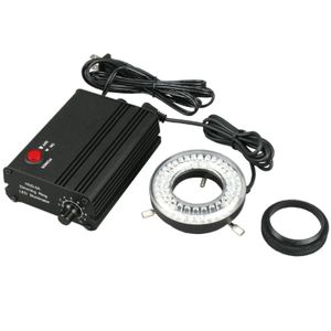 Amscope Led-80mb 80-led Microscopio Anillo Luz Negro Con...